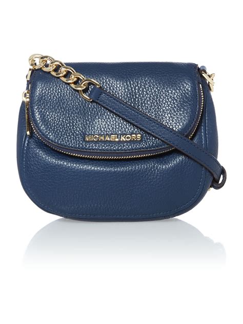 michael kors blue bedford crossbody|bedford legacy Michael Kors bag.